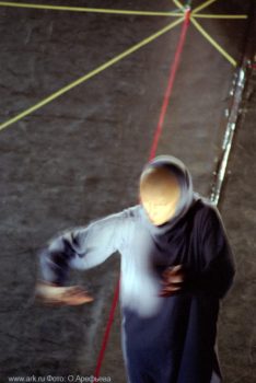 Фото Ольги Арефьевой. Импровизации в рамках фестиваля "Вертикаль" в Петербурге в сентябре 2006
