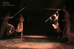 Фотографии со спектакля "Орфей" в театре PAG&ARM 7 июня 2007. Фото: Ольга Максимова