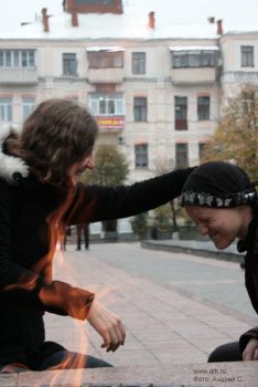 Ольга Арефьева и «Ковчег». Фотографии из поездки в Винницу (электрический концерт 25 октября 2007 в Доме офицеров)